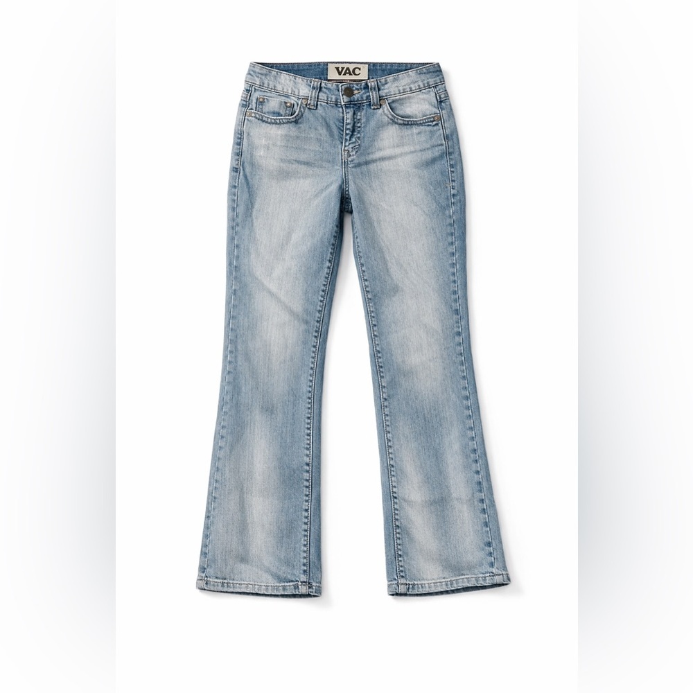 Nine West Vintage America Light Wash Embellished Jeans | Studded Pocket Denim - Picture 2 of 6